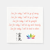 Reiki Serviette (Vorderseite)