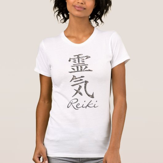 REIKI/SILBER, Reiki T-Shirt (Vorderseite)