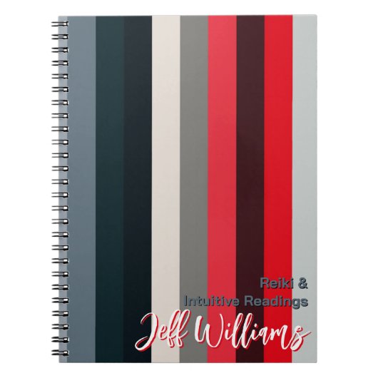 Reiki Streifen Notizblock (Vorderseite)