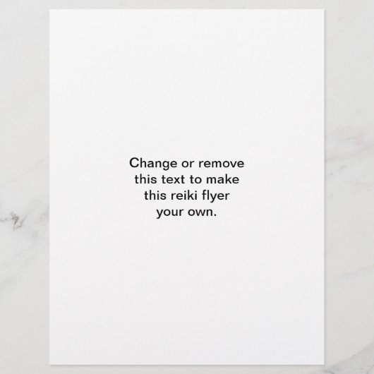 Reiki-Symbol in Roter Tinte Flyer (Hinten)