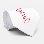 Reiki-Symbol in Roter Tinte Krawatte (Gerollt)