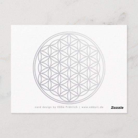 REIKI-Symbol + Wasserenergie Postkarte (Rückseite)