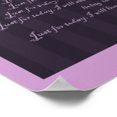 Reiki-Symbolprinzipien für heute Poster (Ecke)