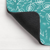 Reiki Symbols Muster - Reiki Healing Mouse Pad Mousepad (Ecke)