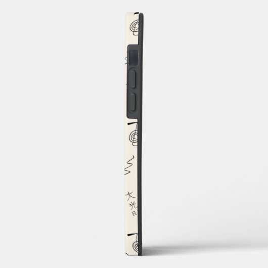 Reiki Symbols Pattern - Reiki Healing Case Mate iP (Rückseite / Links)