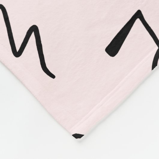 Reiki Symbols Pattern - Reiki Healing Fleece Blank (Ecke)