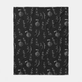 Reiki Symbols Pattern - Reiki Healing Fleecedecke (Vorderseite)