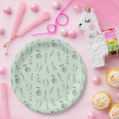 Reiki Symbols Pattern - Reiki Healing Pappteller (Party)