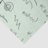 Reiki Symbols Pattern - Reiki Healing Seidenpapier (Ausschnitt)