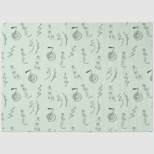 Reiki Symbols Pattern - Reiki Healing Seidenpapier