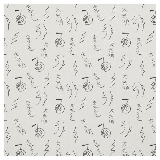 Reiki Symbols Pattern - Reiki Healing Stoff (Muster)