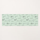 Reiki Symbols Pattern - Reiki Healing Yogamatte (Rückseite (Horizontal))