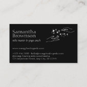 Reiki Therapie Visitenkarte (Rückseite)