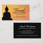 Reiki und Yoga-Visitenkarten Visitenkarte (Vorne/Hinten)