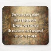 REIKI Usui Grundsätze Mousepad (Vorne)