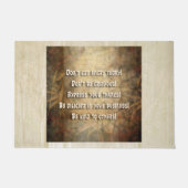 REIKI Usui Prinzipien + Ihr backgr. u. Ideen Fußmatte (Vorderseite)