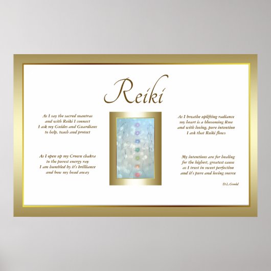 Reiki-Verbindung Poster (Vorne)