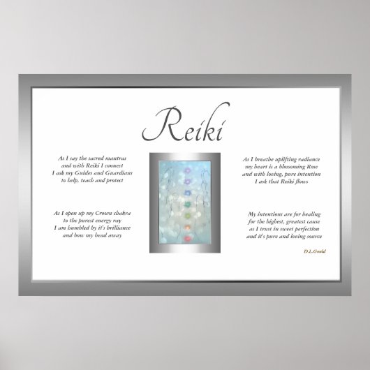 Reiki-Verbindung Poster (Vorne)