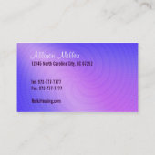 Reiki Visitenkarten Visitenkarte (Rückseite)