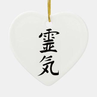Reiki vom Herzen Keramik Ornament
