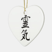 Reiki vom Herzen Keramik Ornament (Links)