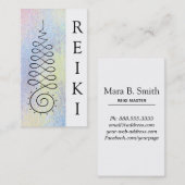*~* Reiki Vorlagenpraktiker-heilige Geometrie Visitenkarte (Vorne/Hinten)