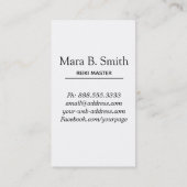 *~* Reiki Vorlagenpraktiker-heilige Geometrie Visitenkarte (Rückseite)