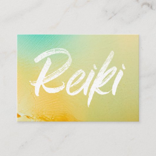 *~* Reiki VorlagenReiki Praktiker-Energie-Heiler Visitenkarte (Vorderseite)