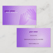 Reiki VorlagenVisitenkarten Visitenkarte (Vorne/Hinten)
