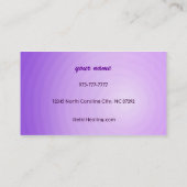 Reiki VorlagenVisitenkarten Visitenkarte (Rückseite)