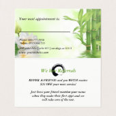 Reiki Wellness-Center-Yoga W/Appointment u. Visitenkarten (Innenseite Aufgefaltet)