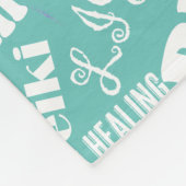 Reiki Words Reiki Blanet Fleecedecke (Ecke)