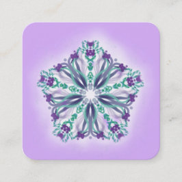 *~* Reiki Yoga-heilendes Energie-Heiler-Licht Quadratische Visitenkarte