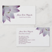 *~* Reiki Yoga Lotus Energy Healer Light Fass Visitenkarte (Vorne/Hinten)