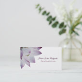 *~* Reiki Yoga Lotus Energy Healer Light Fass Visitenkarte (Stehend Vorderseite)