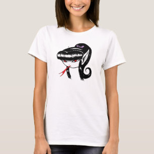 Reiko gegabelte Zunge T-Shirt