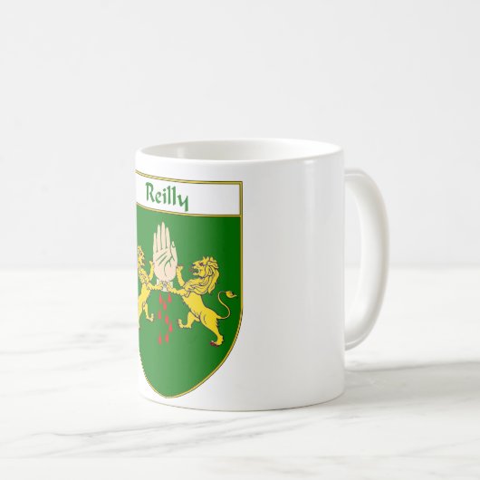 Reilly Wappen Kaffeetasse (VorderseiteRechts)