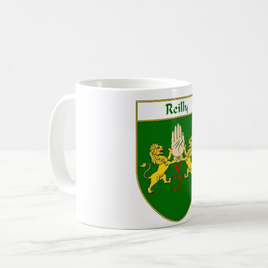 Reilly Wappen Kaffeetasse (Vorderseite Links)