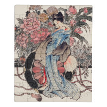 Reimage Hokusais japanische Frau|Blumenkart