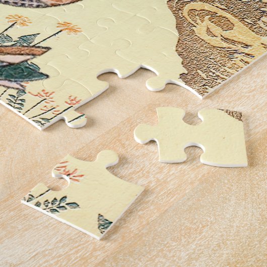 Reimage Hokusais japanischer Kirschbaum Puzzle (Seite)