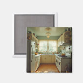 Reimaged Kitchen Colorful Stylized Magnet (Vorderseite/Rückseite)