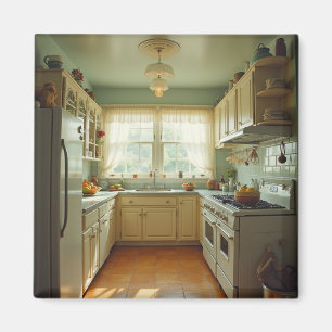 Reimaged Kitchen Colorful Stylized Magnet