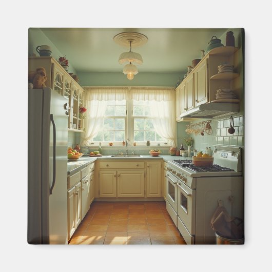 Reimaged Kitchen Colorful Stylized Magnet (Vorne)
