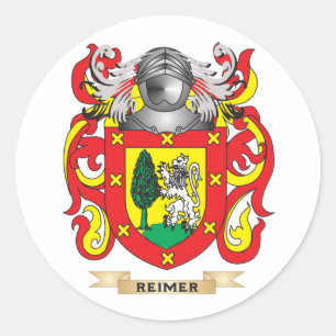 Reimer Wappen (Familienwappen) Runder Aufkleber