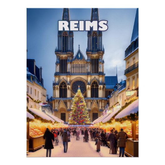 Reims Christmas Elegance Poster (Vorderseite)