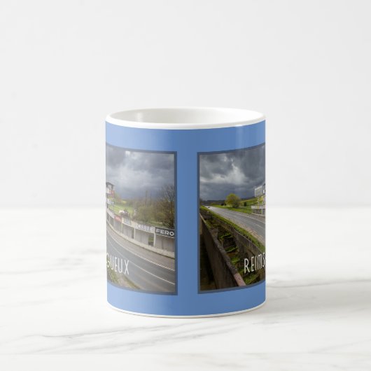 Reims-Gueux Race Circuit, Frankreich Kaffeetasse (Mittel)
