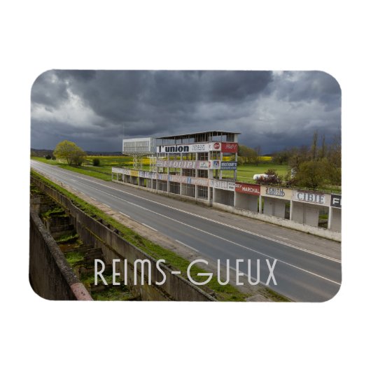 Reims-Gueux Race Circuit, Frankreich Magnet (Horizontal)