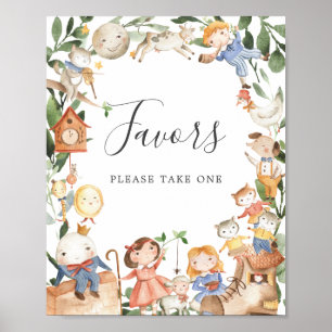 Reimverse für Baby-Party-Geschenke Schild