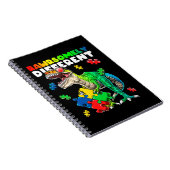 Rein anderes Autismus-Bewusstsein für Dinosaurier Notizblock (Rechte Seite)