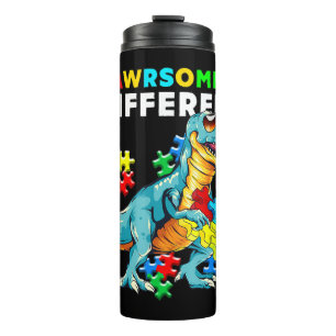Rein anderes Shirt Dinosaur Dino Autism Aw Thermosbecher